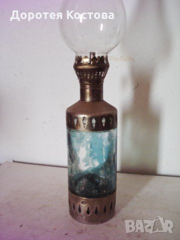 Стара газова лампа 4, снимка 4 - Антикварни и старинни предмети - 31571333