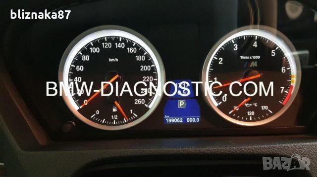 Преправяне на Табло с М -ково километраж за БМВ Е60 Е63 Е64 Е90 Е91