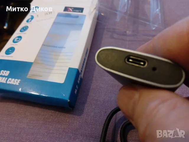M.SSD External case прехвърляне вътрешен диск в преносимо външно устройство нов, снимка 3 - Кабели и адаптери - 55992656
