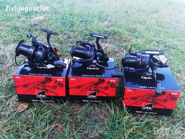  Немска макара за шаран и сом DAM QUICK 2 SLS 8000 FD / 3 бр - 420 лв