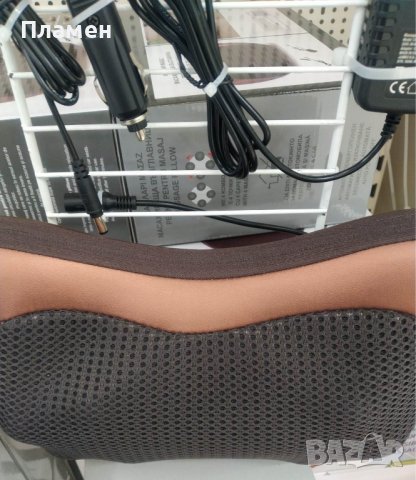 Масажираща възглавница за глава, кръст, ръце, крака, врат, 31.5х12х20см, снимка 6 - Масажори - 39330372