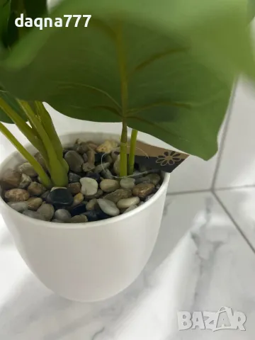 Красиво изкуствено растение в саксия, Cozevdnt, зелено, снимка 3 - Изкуствени цветя - 50433765