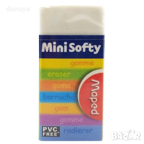 3010 Ученическа гумичка Maped Softy, снимка 3 - Ученически пособия, канцеларски материали - 37783696