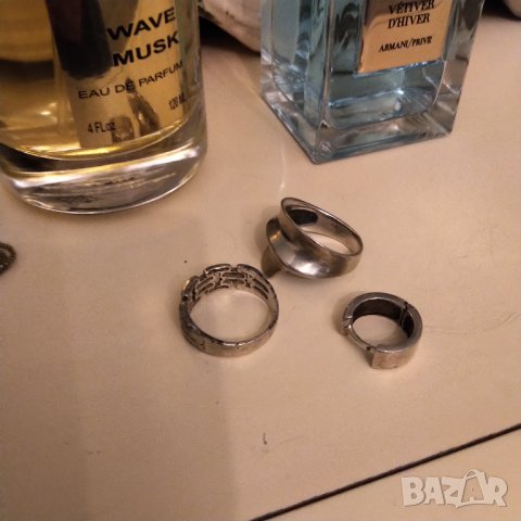 намалени Лот сребърни пръстени и обеца , снимка 2 - Бижутерийни комплекти - 36952786