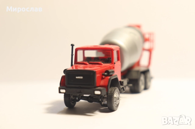 HERPA H0 1/87 IVECO БЕТОНОВОЗ МИКСЕР КАМИОН МОДЕЛ, снимка 3 - Колекции - 52354488