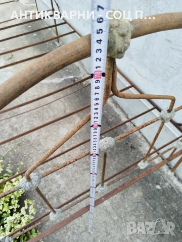 Старо Ковано Сгъваемо Легло. , снимка 10 - Антикварни и старинни предмети - 50824328