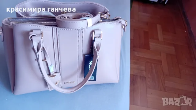 продавам дамска чанта, нова,цвят пудра , снимка 5 - Чанти - 55873993
