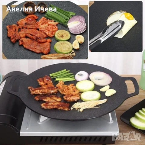 Многопластов тиган 34 см с незалепващо покритие , снимка 3 - Съдове за готвене - 50986344