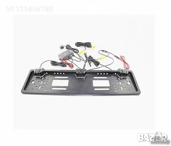 Камера за задно виждане с рамка за номера с 4LED нощен режим XH701, снимка 4 - Аксесоари и консумативи - 50749194