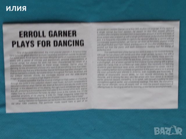 Erroll Garner - 1944 - Serenade In Blue/ 1950 - Plays For Dancing(2 LP in 1 CD), снимка 2 - CD дискове - 40860295