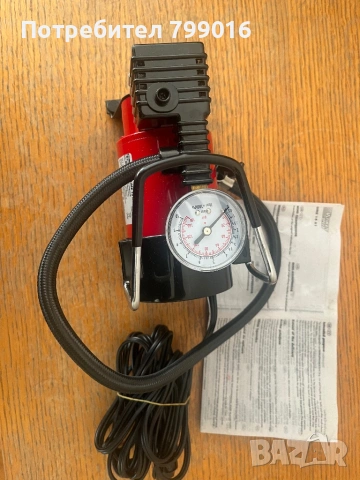 Нов компресор за гуми и др. надуваеми 12 волта, снимка 3 - Аксесоари и консумативи - 53151592