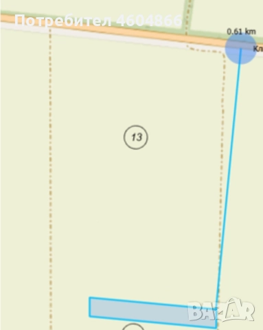 Продавам поземлен имот в землището на с. Мусачево, град София 13.1 дка на 600м от потбалкански път., снимка 7 - Земеделска земя - 51836726