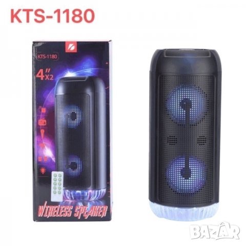 KTS-1180 Колона с Bluetooth (Led осветление) и говорители