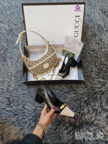 обувки на ток hermes gucci , снимка 6 - Дамски обувки на ток - 51303387