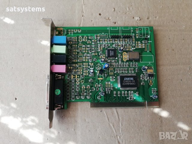 Звукова карта Crystal GS4620-CM 4-Ch PCI, снимка 1 - Други - 30224359