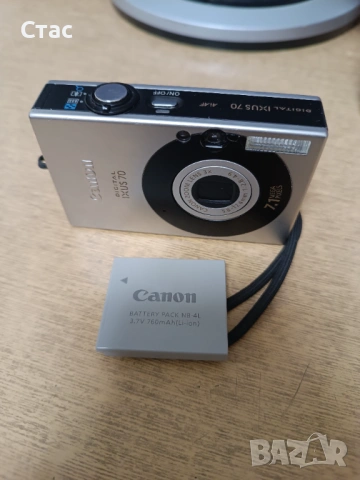 Canon ixus 70 +2нови японски батерий и калъф, снимка 3 - Фотоапарати - 54324204