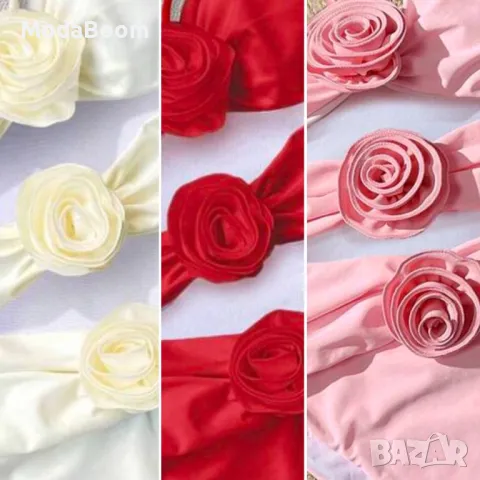 Бял цял дамски бански , снимка 4 - Бански костюми - 48866803