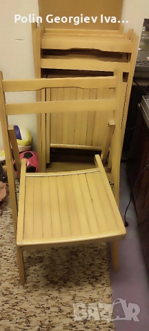 Сгъваеми дървени столове 