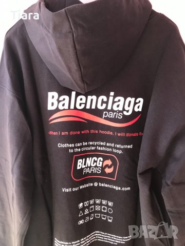 Мъжки суичер BALENCIAGA - Oversized !, снимка 7 - Суичъри - 38148415