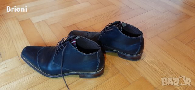 Floris Van Bommel мъжки обувки естествена кожа черни номер 42, снимка 4 - Официални обувки - 30624281