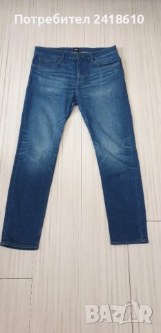 Hugo Boss Delano Slim Fit Candiani Denim Italy Mens Size 33/32 ОРИГИНАЛ Мъжки Дънки!, снимка 9 - Дънки - 51365940