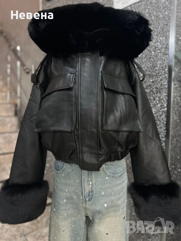 Зимно кожено яке 