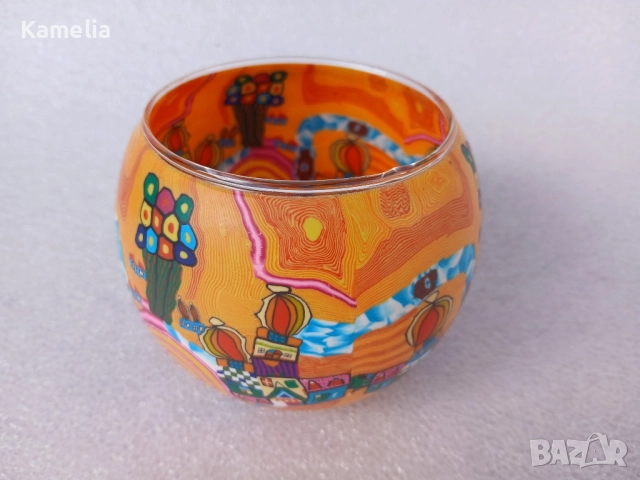 Поставка за свещ с уникален дизайн