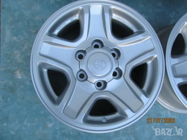 Оригинални Алуминиеви джанти за Toyota Land Cruiser - 6 x 139,7mm, централен отвор 106,1 mm, ET 20, снимка 3 - Гуми и джанти - 55825820