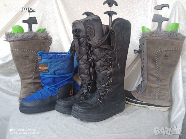 КАТО НОВИ ботуши,боти SNOW BOOTS TIMBERLAND® оригинал​,37 - 38,100% ВИСОКОКАЧЕСТВЕНА ЕСТЕСТВЕНА КОЖА, снимка 6 - Дамски ботуши - 39645937