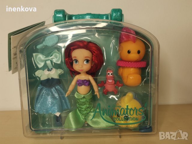 Малката русалка (Ариел) Дисни mini Animators 13см., снимка 2 - Кукли - 42871043