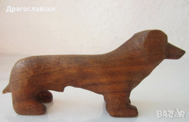 Дървени: мечка. куче, дакел, антилопа, животно дървена фигура пластика дърворезба, снимка 17 - Декорация за дома - 28880054