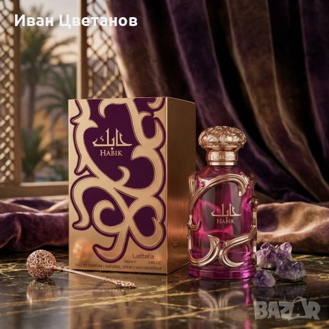 Луксозен дамски аромат Lattafa Habik For Women - Елегантен парфюм с нотки на круша, жасмин и мускус