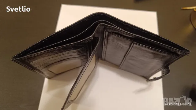 Намален! Продавам кожен портфейл, чисто нов., снимка 7 - Портфейли, портмонета - 50281110