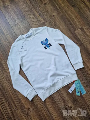 Страхотна мъжка блуза суитчър OFF WHITE Размер S,M,L,XL, 2XL , снимка 5 - Суичъри - 47318057