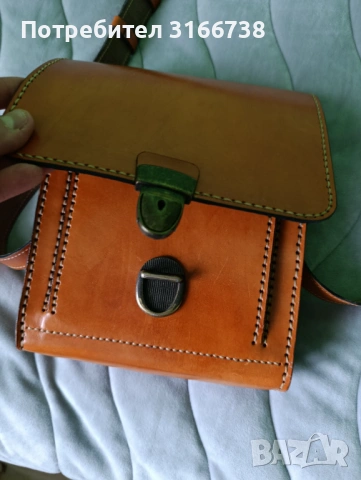 Мъжка чанта  от естествена кожа , снимка 3 - Чанти - 53016356