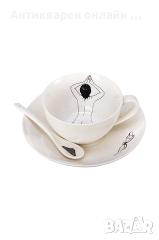 Комплект чаши и чинии от колекция Pols Potten. , снимка 4 - Чаши - 52845337