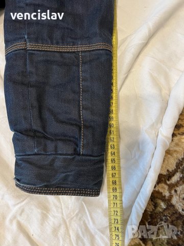 Дълга дънкова шуба, снимка 4 - Якета - 38453168