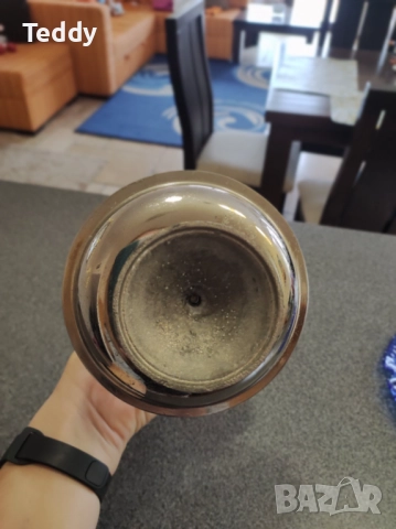 Винтидж прибори за хранене: поставка за бонбони, синя чиния-риба, купа Фабиола, 70-те г., снимка 7 - Антикварни и старинни предмети - 52303065