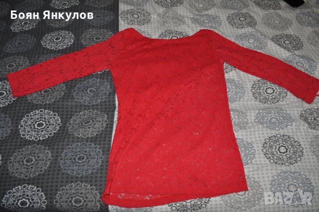 Дантелена блуза, снимка 8 - Блузи с дълъг ръкав и пуловери - 31894266