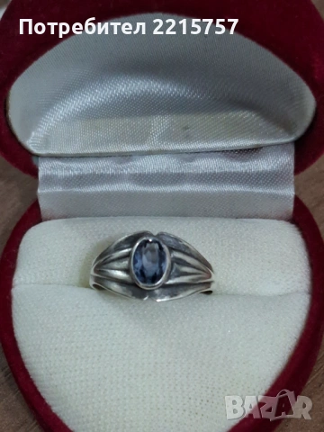 Старинен,сребърен руски пръстен + к-т.