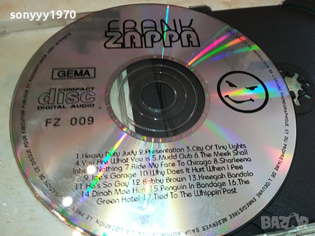 FRANK ZAPPA CD 0211221357, снимка 7 - CD дискове - 38534953