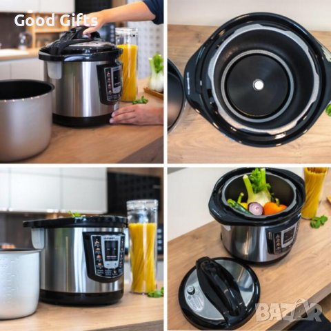 Мултикукър под налягане 12в1 , First Austria FA 5130, 1000W, 6 литра, снимка 4 - Мултикукъри - 37670399