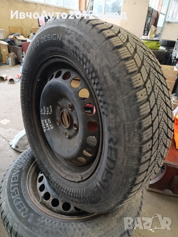 Комплект метални джанти със зимни гуми 195/65/15 Vw passat audi A3 A4 golf 5/6 seat skoda , снимка 8 - Гуми и джанти - 54366098