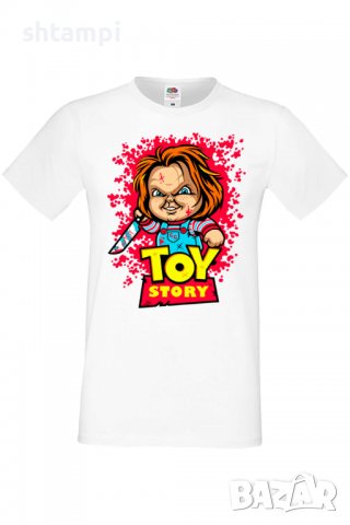 Мъжка тениска Toy Story Chucky,Изненада,Повод,Подарък,Празник, снимка 12 - Тениски - 37652331