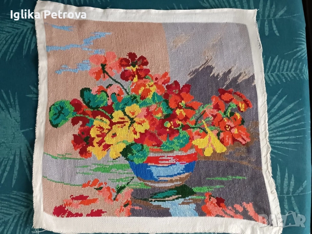 Гоблен Икебана, снимка 4 - Декорация за дома - 52595209