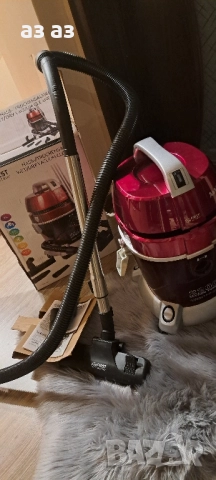 Мощна прахосмукачка за сухо и мокро почистване без торба1400W/First austria