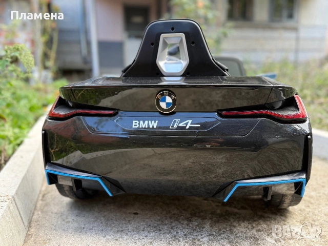 Детска акумолаторна електрическа кола BMW I4, снимка 3 - Електрически играчки - 52127259