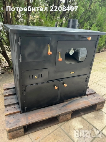 Печка Прити с фурна с водна риза, снимка 6 - Отоплителни печки - 52890206