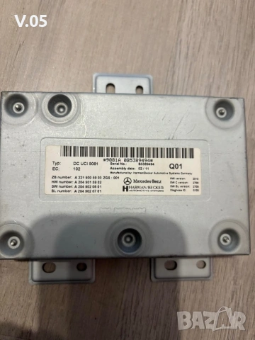 MMI Control Module Mercedes W204 W212 C207, снимка 2 - Части - 54232825