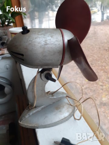 Стар съветски вентилатор - работещ, снимка 4 - Антикварни и старинни предмети - 38684366